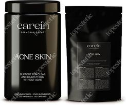 Carein Acne Skin 60 Days ZESTAW Kuracja 60 dni : Czysta skóra bez trądziku 120 kaps + Uzupełnienie 120 kaps