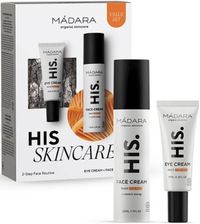 Madara His Skincare ZESTAW Krem do twarzy z witaminą C 50 ml + Krem pod oczy 17 ml