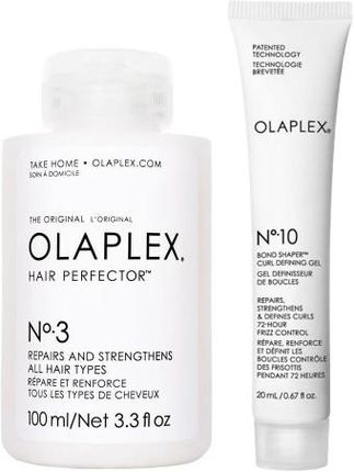 Olaplex zestaw nawilżający włosy kręcone i falowane | perfector No.3 100ml żel No.10 20ml