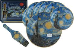Carmani Komplet Talerzy Deserowych Vincent Van Gogh Gwia�dzista Noc (1987551)