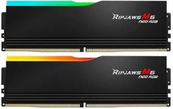 Zdjęcie Pamięć RAM G.Skill Pc Ddr5 64Gb 2X32Gb Ripjaws M5 Neo Rgb Amd 6000Mhz Cl28 (F56000J2836G32GX2RM5NRK) - Jawor
