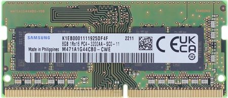 Pamięć RAM Samsung Semiconductor So-Dimm 8Gb Ddr4 1Rx16 3200Mhz