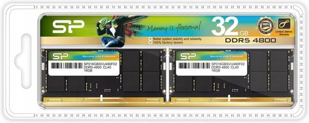 SP 32GB DDR5 4800MHz CL40 16Gメモリ×2 Crucial 32GB Kit DDR5 (2x16GB) SO-DIMM 4800MHz, CL40