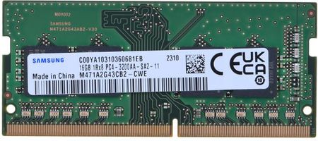 Pamięć RAM samsung semiconductor SO-DIMM 16GB DDR4 1Rx8 3200MHz