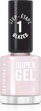 Rimmel Super Gel hybrydowy lakier do paznokci bez użycia lampy UV/LED odcień 105 Pink Glazed 12ml - zdjęcie 1