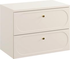 Comad Zestaw Szafka Pod Umywalkę Z Blatem 57X80Cm 2 Szuflady Donna Sand