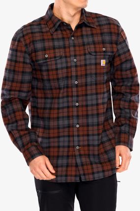 Koszula Carhartt Heavyweight Flannel L/S Plaid Shirt - mocha