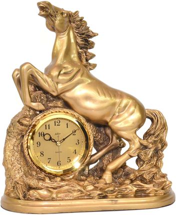 Adler Zegar kominkowy figurka konia 80170G-A 24x39cm