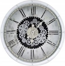 Zdjęcie Eurofirany Zegar ścienny 72x8x72 biały czarny (5903571689382) - Zelów