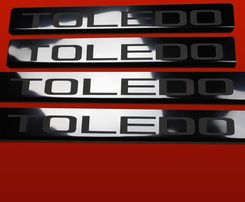 SEAT TOLEDO MK4 Listwy progowe, wykończenie połysk ze stali nierdzewnej 304