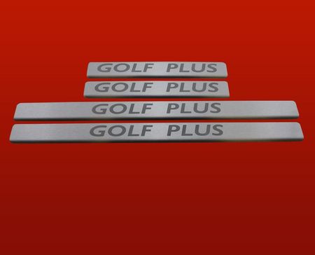 VOLKSWAGEN GOLF PLUS MK5 Nakładki progowe Wykończenie matowe, stal nierdzewna 304 - zdjęcie 4