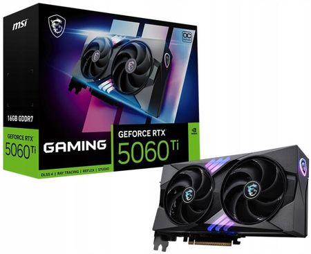 Msi Geforce Rtx 5060 Ti Gaming Trio Oc 16Gb Gddr7 Dlss4 (5060TI16GGAMINGTRIOOC)