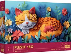 Zdjęcie Trefl Puzzle z efektem 3D 160el. 40-lecie Trefl - Kotek 40049 - Radlin