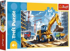Zdjęcie Trefl Puzzle 60el. Traktor koparko-ładowarka 17406 - Przeworsk