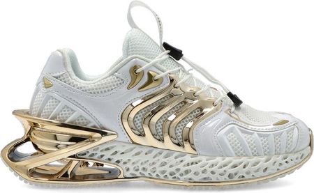 Sneakersy premium - PLEIN SPORT SADS USC0434 BIAŁE