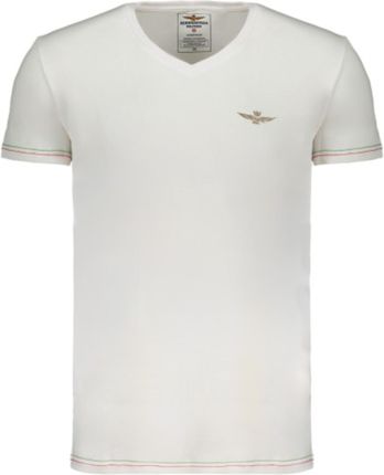Aeronautica Militare biały t-shirt koszulka męska XXL Włoska jakość!