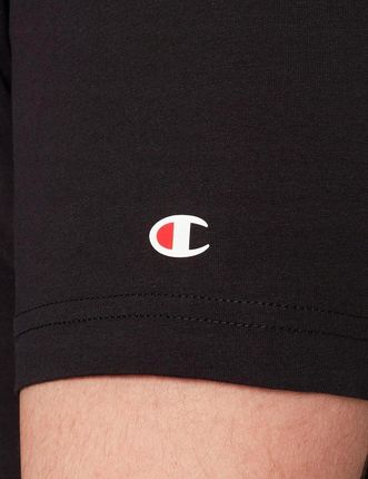 CHAMPION Koszulka Męska 218539 Czarna L Jakość premium Wysyłka w 24H!! - zdjęcie 3