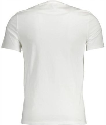 T-shirt męski biały serek/dekolt V Guess rozmiar L, jakość premium! - zdjęcie 2