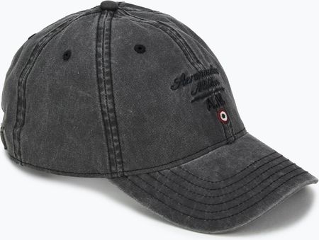 Aeronautica Militare Czapka Z Daszkiem Męska 251Ha1204Ct2476 Black Washed