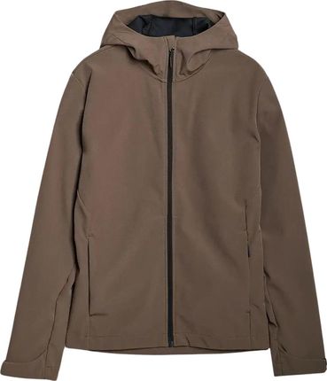 Kurtka męska softshell 4F M324 brązowa 4FWSS25TSOFM324 81S - zdjęcie 4