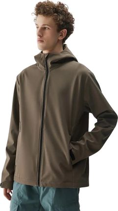Kurtka męska softshell 4F M324 brązowa 4FWSS25TSOFM324 81S