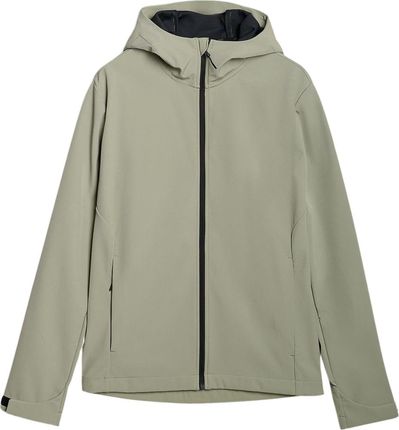 Kurtka męska softshell 4F M324 oliwkowa 4FWSS25TSOFM324 44S - zdjęcie 2