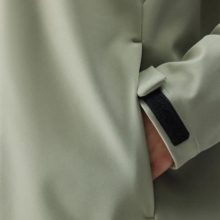 Kurtka męska softshell 4F M324 oliwkowa 4FWSS25TSOFM324 44S - zdjęcie 4