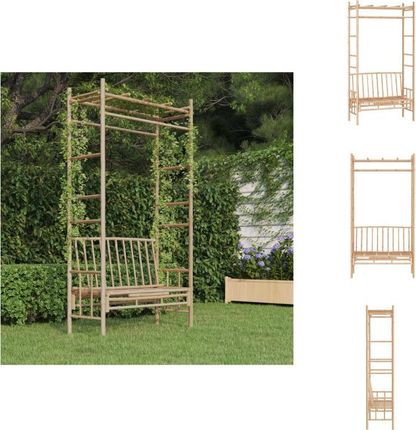 VidaXL awka Ogrodowa Z Pergol 116cm Bambus 341742 - Ceny i opinie -  Ceneo.pl