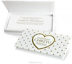 Zdjęcie Pudełko ozdobne na banknoty Chrzest - Turek