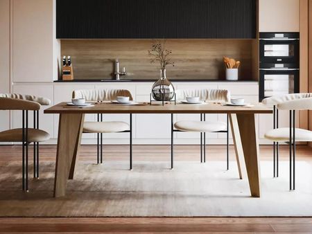 KOLM Stół HOLT 180 x 95 cm do kuchni, salonu, jadalni Dąb Sonoma - zdjęcie 3