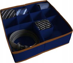 BLUE niebieski organizer do szuflady 11 przegród 30,5x30,5x10cm