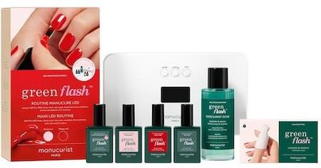 MANUCURIST - Green Flash - Zestaw Pro Hortencia & Poppy Red
