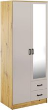 Zdjęcie Mebel Bos Szafa Cento Ii 80X200 2D2S Dąb Artisan Kaszmir Z Lustrem - Pułtusk