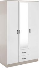 Zdjęcie Mebel Bos Szafa Cento Ii 120X200 3D2S Kaszmir Biały Z Lustrem - Ostrów Wielkopolski