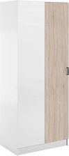 Zdjęcie Mebel Bos Szafa Cento Ii Narożna 82X200 1D Biały Dąb Sonoma - Biały Bór