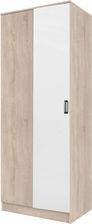Zdjęcie Mebel Bos Szafa Cento Ii Narożna 82X200 1D Dąb Sonoma Biała - Świnoujście