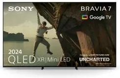 Zdjęcie Produkt z outletu: Sony Bravia 7 K-85Xr70 85" Qled 4K Mini Led 120Hz Google Tv Dolby Vision Atmos Hdmi 2.1 Dvb-T2 (K85XR70PAEP) - Małomice