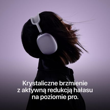 Produkt z outletu: Apple Airpods Max Słuchawki Bezprzewodowe Bluetooth (Usb-C) Północ (MWW43ZMAX257) - zdjęcie 2