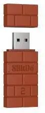 Zdjęcie Produkt z outletu: 8Bitdo Usb Wireless Adapter 2 Brązowy (KAKIADBROW) - Pasłęk