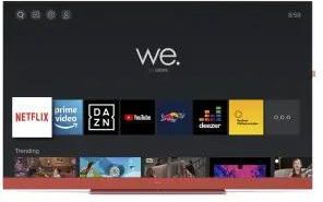 Zdjęcie Produkt z outletu: We. Be Loewe See 43 Coral Red 43" Led 4K Smart Tv Dolby Vision Atmos Hdmi 2.1 Dvb-T2 (WESEE43CORALRED) - Pisz