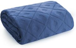 Zdjęcie Design 91 Narzuta 200X220 Alara Granatowa Romby Pikowana D91 - Dąbrowa Białostocka