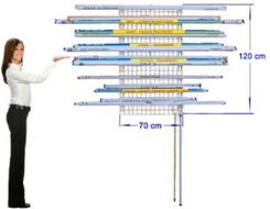 Zdjęcie Wieszak Do Przechowywania Map I Plansz - Naścienny - Płońsk