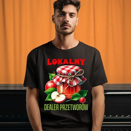 Lokalny dealer przetworów - męska koszulka na prezent - zdjęcie 2