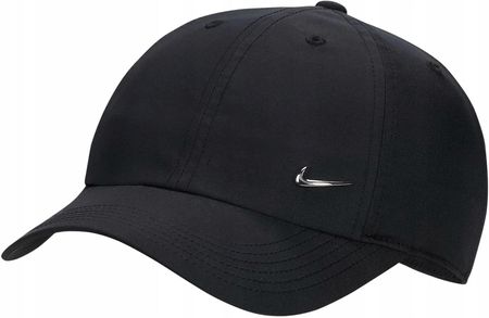 Nike Czapka Sportowa Z Daszkiem Czarna Regulowana Juniorska FB5064-010