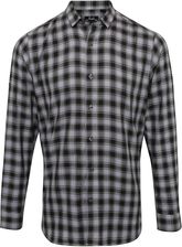 Zdjęcie Męska Bawełniana Koszula Z Długim Rękawem W Kratę Mulligan - Bisztynek