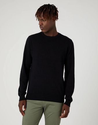 WRANGLER CREWNECK KNIT BLACK 112332759