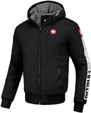 Męska kurtka przejściowa wiosenna Pit Bull West Coast Cabrillo Summer Hooded Czarna - 5230139