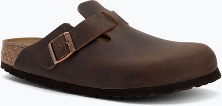 Klapki BIRKENSTOCK Boston LEOI Narrow habana Wiosna 2025