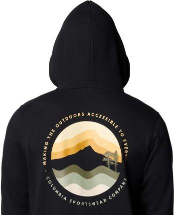 Bluza męska Columbia Trek Graphic Hoodie 2018494018 Czarny - zdjęcie 2