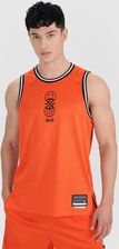 Męski top do koszykówki oversize 4F 4FRSS25TFSLM714 - pomarańczowy